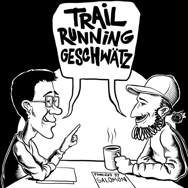 Trailrunning Geschwätz powered by Salomon – Podcast-Cover mit Lars und Arne